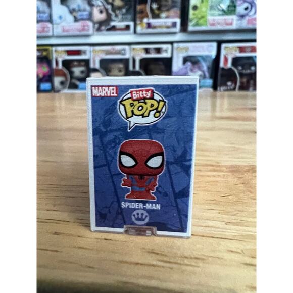 BITTY Spider-man 1-Inch Funko Pop Marvel Comics Vinyl Stan Lee Peter Parker - Picture 2 of 6